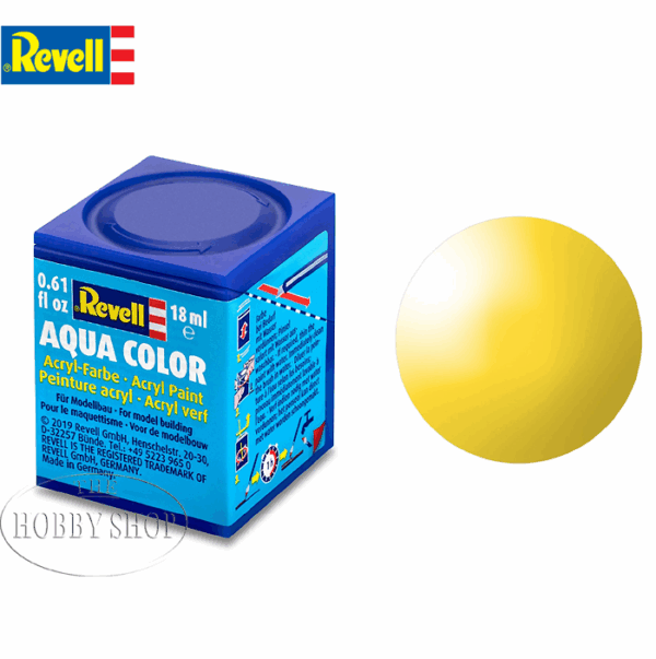 Revell 12 Gloss Yellow Acrylic (18ml) RAL 1018