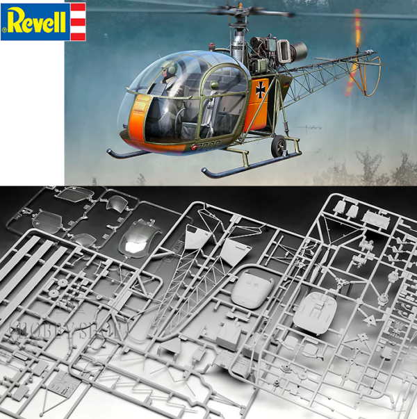Revell 1/32 Alouette II Starter Set Revell 1/32 Alouette II Starter Set
