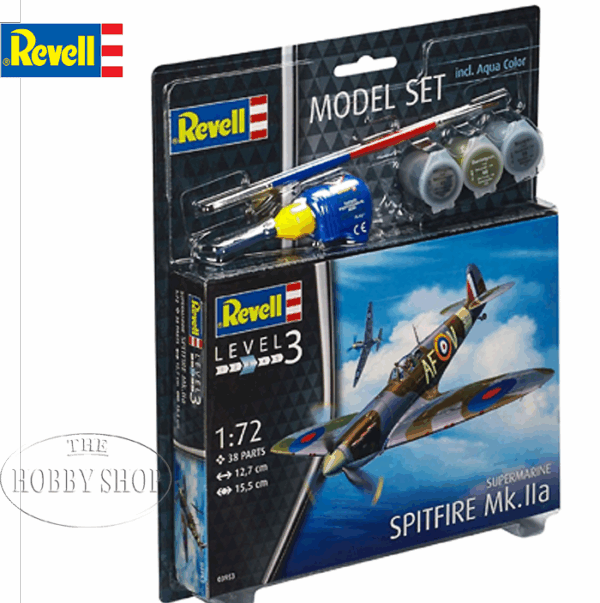 Revell 1/72 Supermarine Spitfire Mk.IIa Starter Set Revell 1/72 Supermarine Spitfire Mk.IIa Starter Set