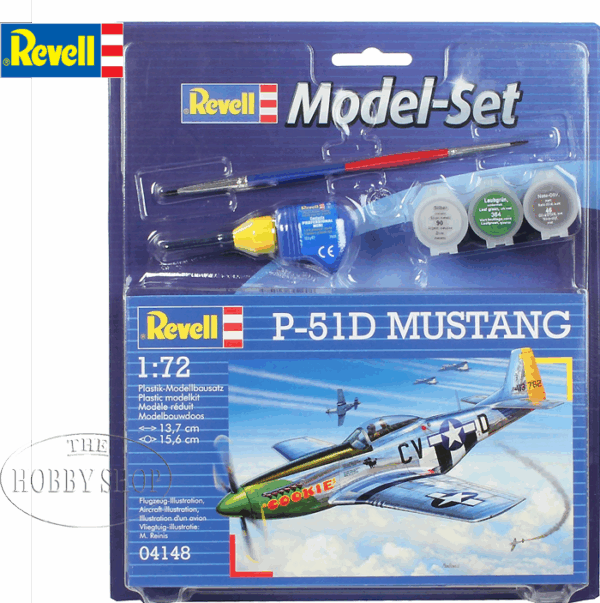 Revell 1/72 Starter Set P-51D Mustang Revell 1/72 Starter Set P-51D Mustang
