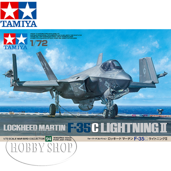 Tamiya 1/72 Lockheed Martin F35C Lightning II Tamiya 1/72 Lockheed Martin F35C Lightning II