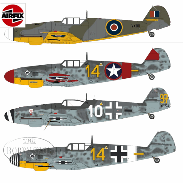 Airfix 1/24 Messerschmitt Bf109G-5/ G-6