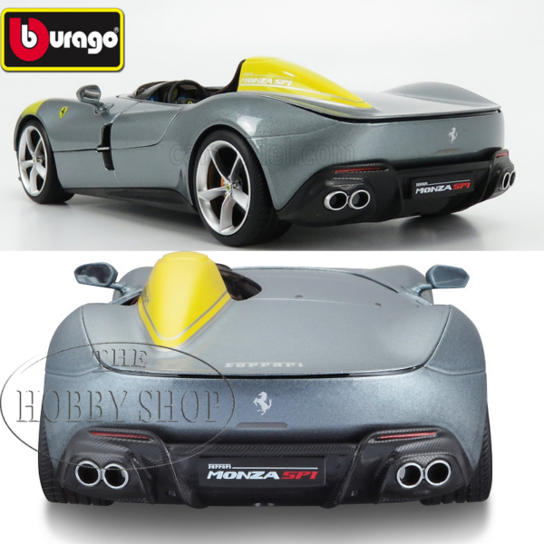 Burago 1/18 Ferrari Monza SP1 Silver