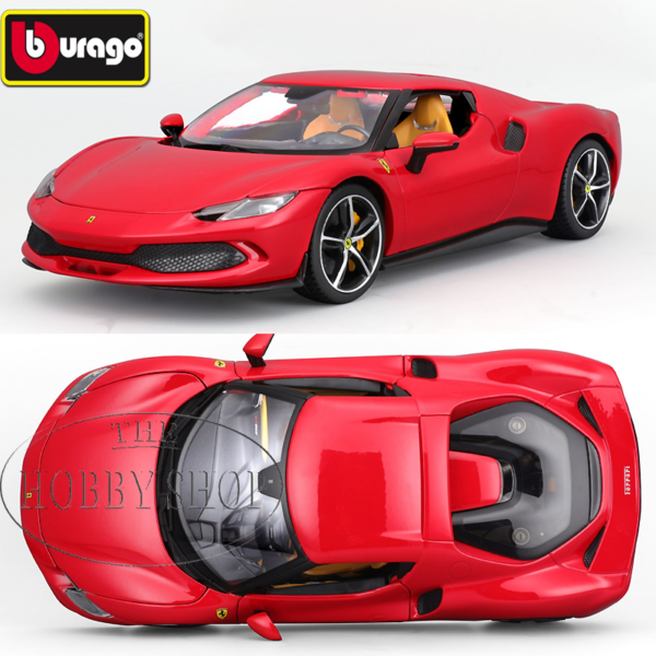 Burago 1/18 Ferrari 296 GTB Red