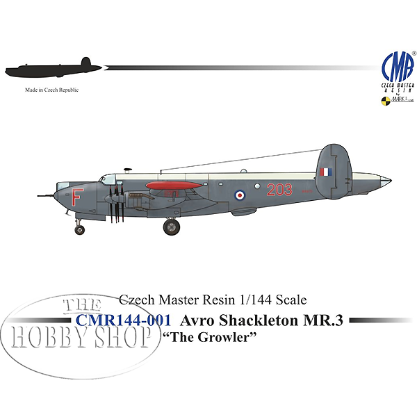 CMR 1/144 Avro Shakleton MR.3 Resin Kit The Growler (SAAF) CMR 1/144 Avro Shakleton MR.3 Resin Kit The Growler (SAAF)