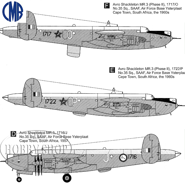 CMR 1/144 Avro Shakleton MR.3 Resin Kit The Growler (SAAF) CMR 1/144 Avro Shakleton MR.3 Resin Kit The Growler (SAAF)