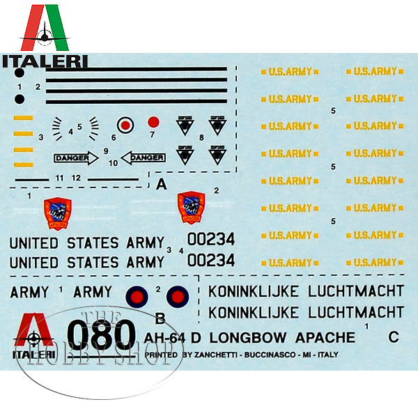 Italeri 1/72 AH-64D Longbow Apache