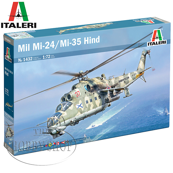Italeri 1/72 Mil Mi-24/ Mi-35 Hind Helicopter