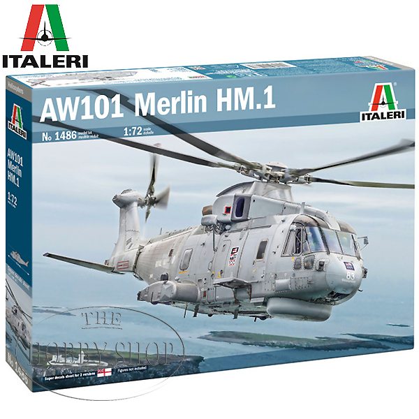 Italeri 1/72 AW101 Merlin HM.1 Helicopter