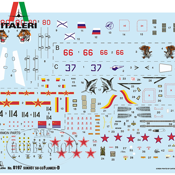 Italeri 1/72 Su-33 Flanker-D
