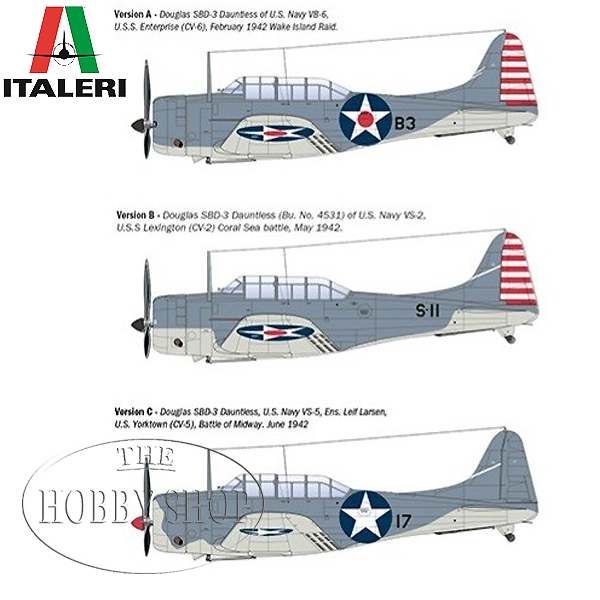 Italeri 1/72 SBD-3 Dauntless