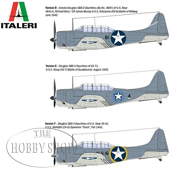 Italeri 1/72 SBD-3 Dauntless