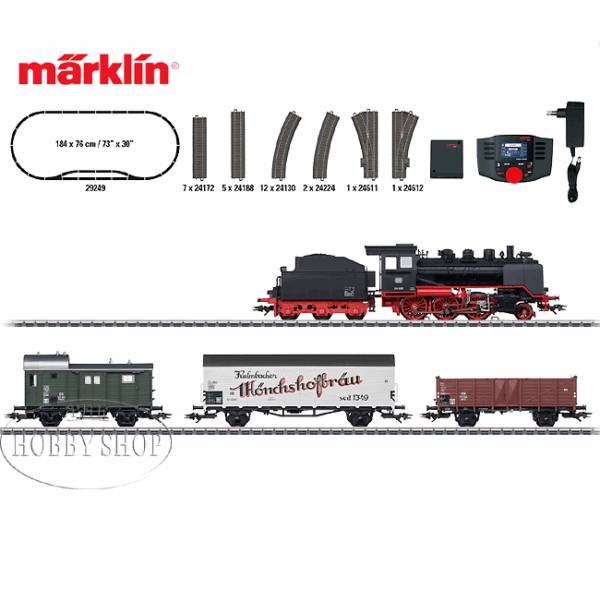 Short Haul Freight Train with Class 24 Digital Starter Set MFX with Sound