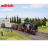 Marklin 1/87 HO Short Haul Freight Train with Class 24 Digital Starter Set MFX with Sound