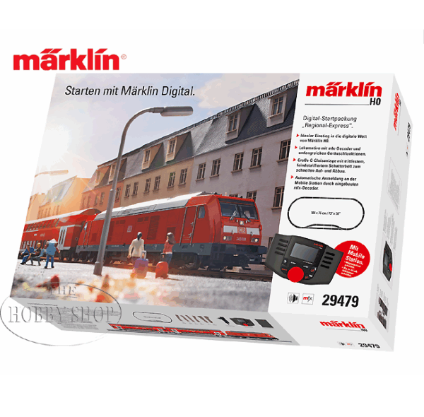 Marklin 1/87 HO Regional Express Digital Starter Set MFX with Sound