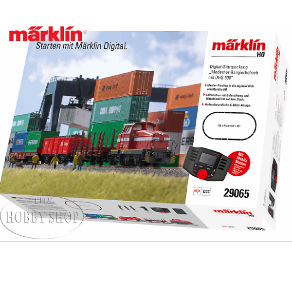 Marklin 1/87 HO Modern Switching Operations with DHG 500 Digital Starter Set MFX