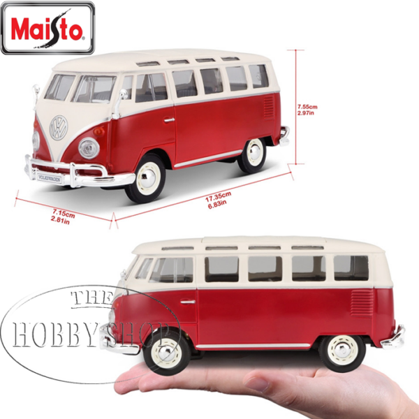Maisto 1/24 VW Samba Van