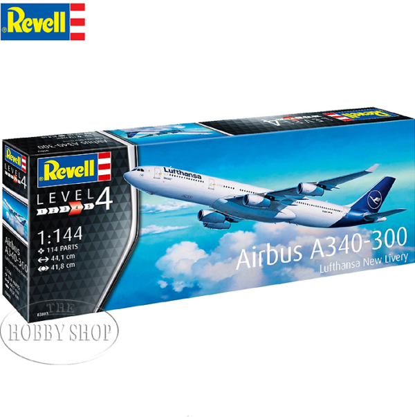Revell 1/144 Airbus A340-300 Lufthansa New Livery