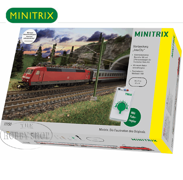 Minitrix 1/160 N Intercity Stater Set with Class 120 Analogue
