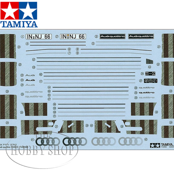 Tamiya 1/12 Audi Quattro