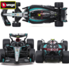 Burago 1/43 Merceded AMG F1 W15E Asst