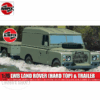 Airfix 1/76 LWB Land Rover (Hard Top) & Trailer