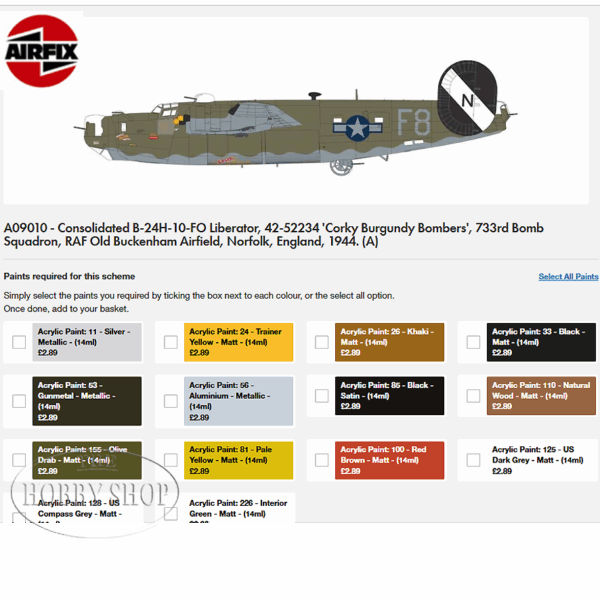 Airfix 1/72 Consolidated B-24H Liberator