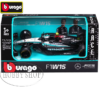 Burago 1/43 Merceded AMG F1 W15E Asst