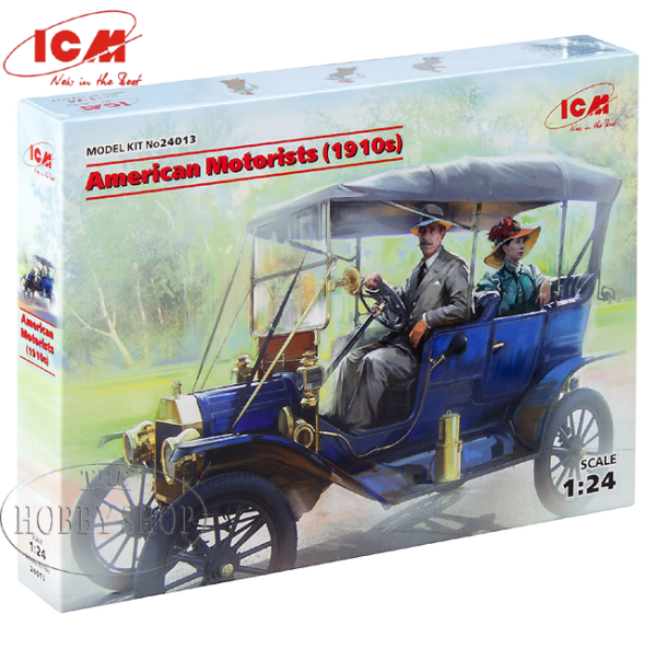 ICM 1/24 American Motorists 1910 Set