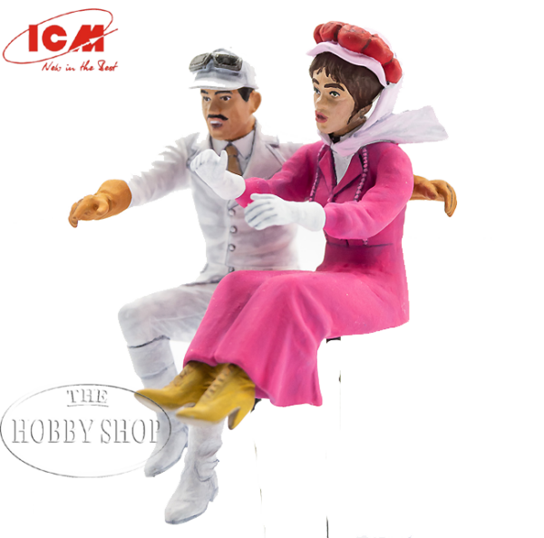 ICM 1/24 American Sports cat Drivers 1910 Set