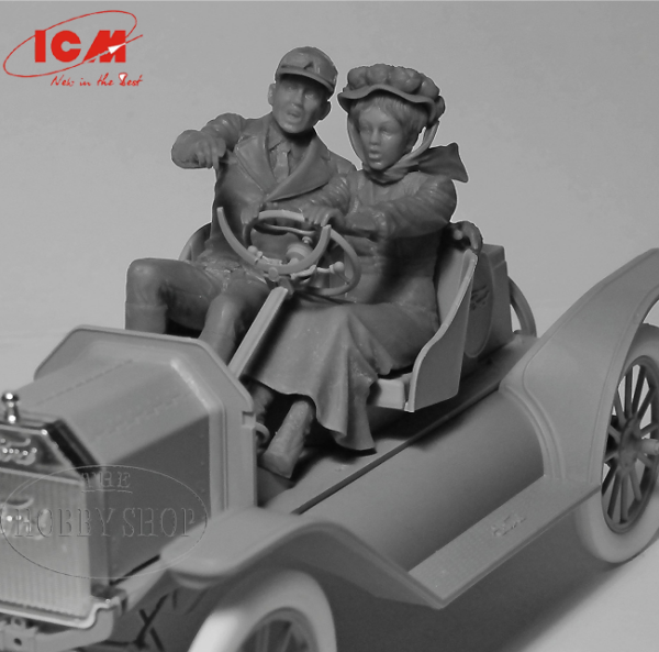 ICM 1/24 American Sports cat Drivers 1910 Set