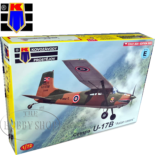 Kovozavody Prostejov 1/72 Cessna U-17B Asian Users NEW 2025 Edition