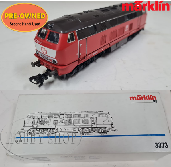 Marklin DB Diesel Locomotive BR216 - 3373 Analogue.