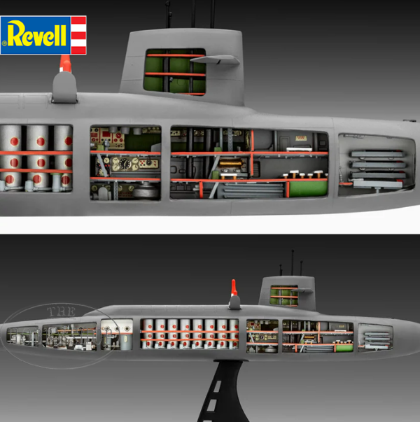Revell 1/253 SSB Abraham Lincoln with Interior