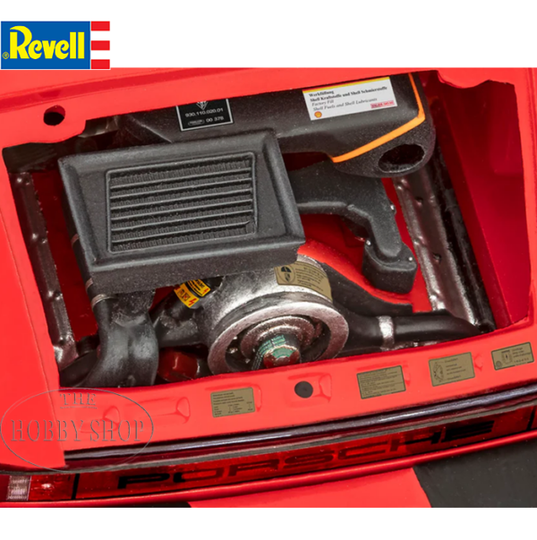 Revell 1/24 Porshe 911 Turbo Gift Set Incl Glue. Paints. Brush