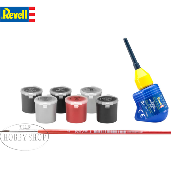 Revell 1/24 Porshe 911 Turbo Gift Set Incl Glue. Paints. Brush