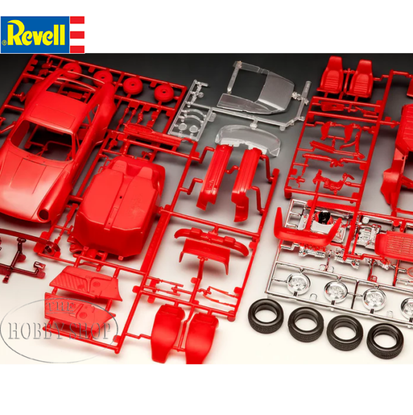 Revell 1/24 Porshe 911 Turbo Gift Set Incl Glue. Paints. Brush