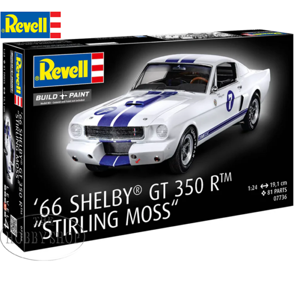 Revell 1/24 1966 Shelby GT 350R Stirling Moss Revell 1/24 1966 Shelby GT 350R Stirling Moss