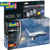 Revell 1/288 Boeing 737-800 Gift Set includes Paints. Glue. Brush