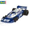 The unique design of the Tyrrell P34 makes it one of the best-known Formula 1 racing cars in the world. The small wheels in the front reduced drag, but four were required in order to optimise the traction of the front axle. In 1977, the P34/2 took part in the Formula 1 races. - Multi-part engine - Multi-part body In addition to basic colours, adhesives and brushes are also included.