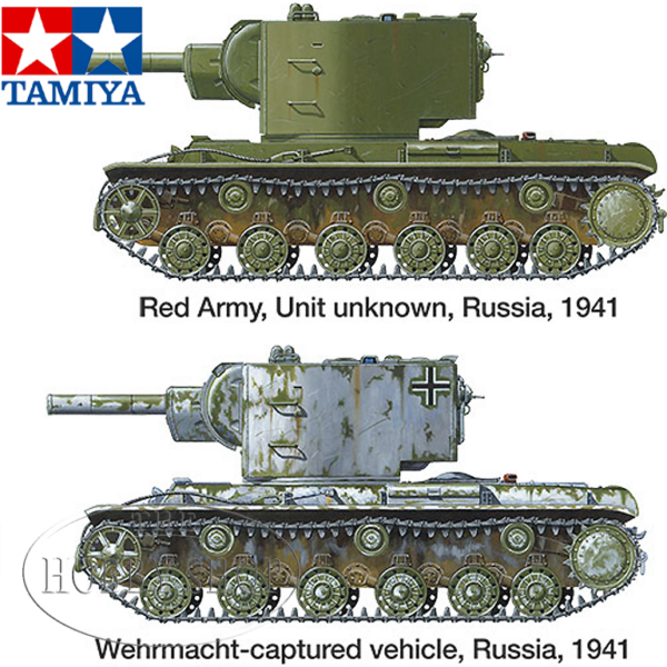 Tamiya 1/35 Russian Heavy tank KV-2