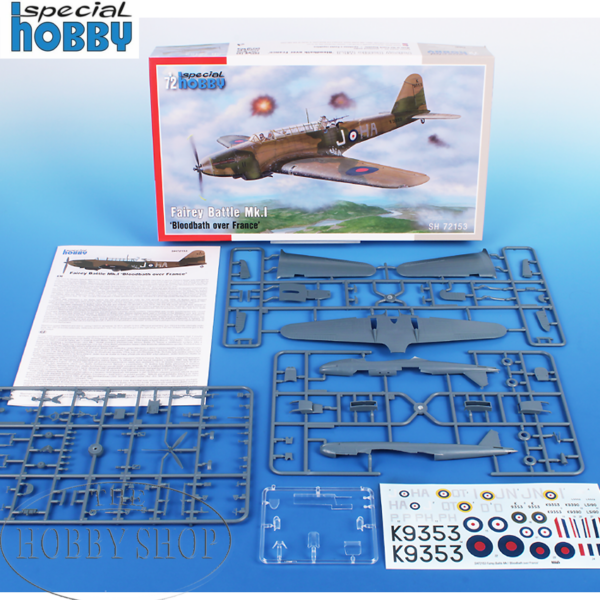 Special Hobby 1/72 Fairey Battle Mk.I Bloodbath Over France (4 liveries)