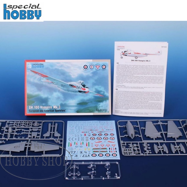 Special Hobby 1/72 DH.100 Vamoire MK3