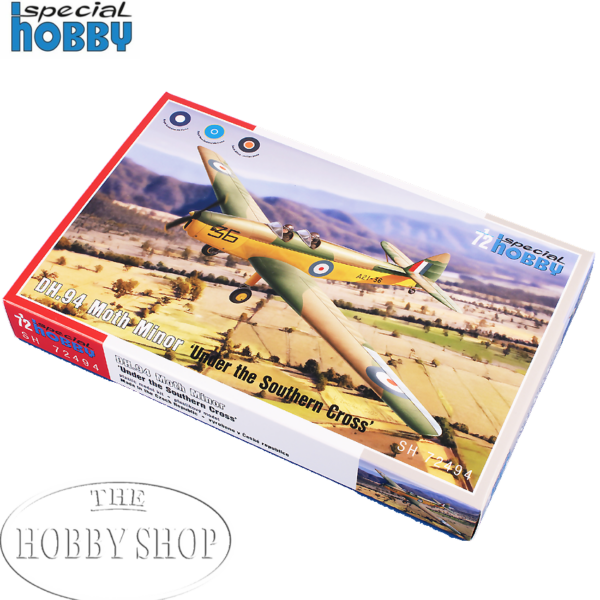 Special Hobby 1/72 DH.94 Moth Minor Under The Southern Cross (3 liveries)