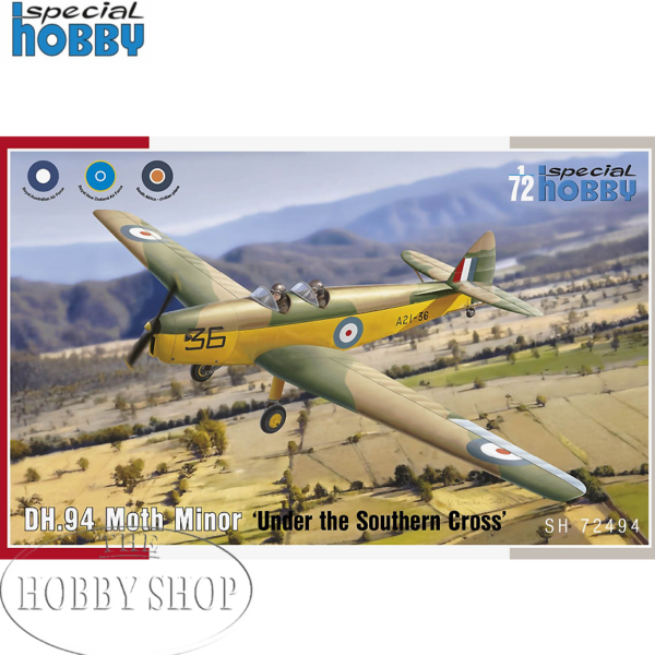 Special Hobby 1/72 DH.94 Moth Minor Under The Southern Cross (3 liveries)