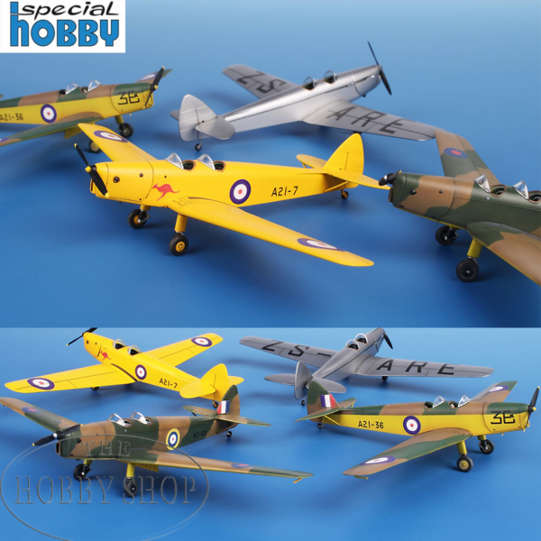 Special Hobby 1/72 DH.94 Moth Minor Under The Southern Cross (3 liveries)