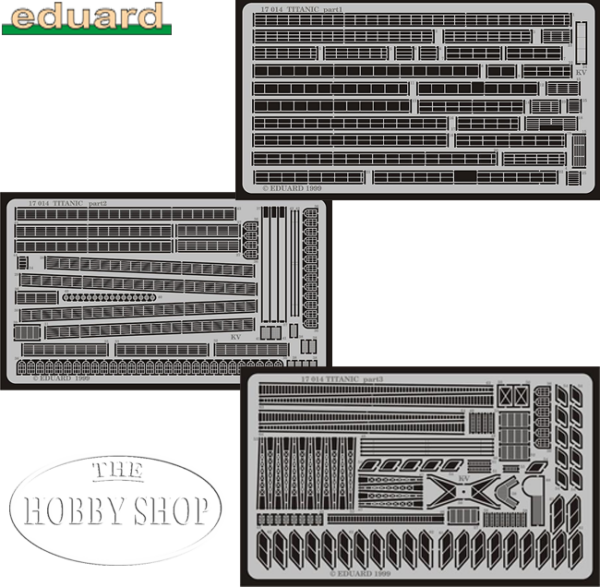 1/400 RMS Titanic Photo Etch Upgrade For Academy