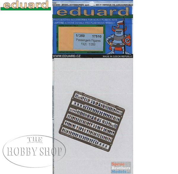 Eduard 1/350 Passenger Figures 1920 (Painted)