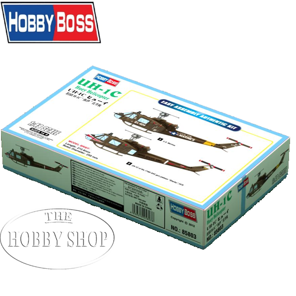 Hobby Boss 1/48 UH-1C Huey Helicopter (2 decal sets)