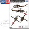 Hobby Boss 1/48 UH-1C Huey Helicopter (2 decal sets)